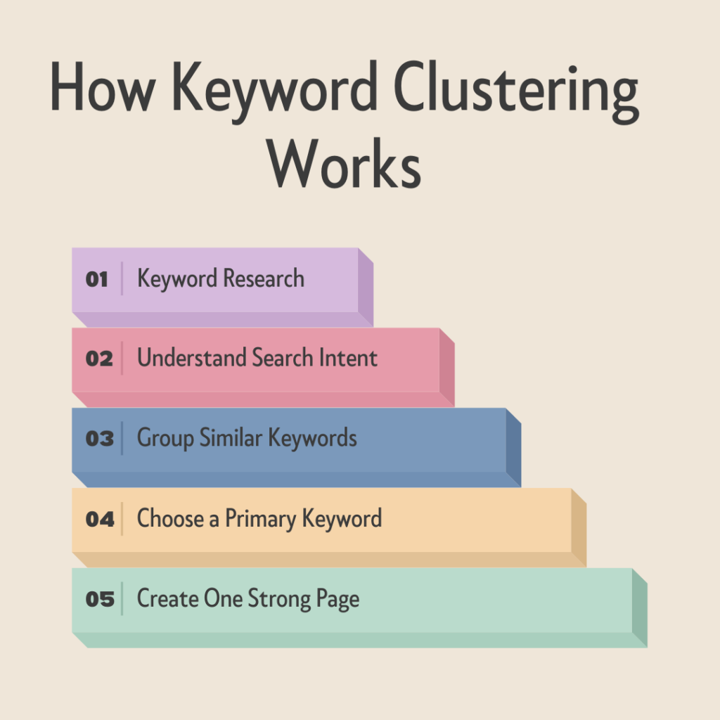 Step by step guide to keyword clustering SEO