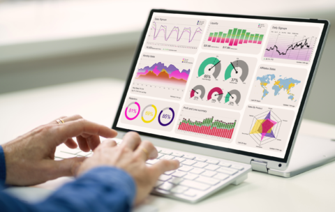 person working on a computer