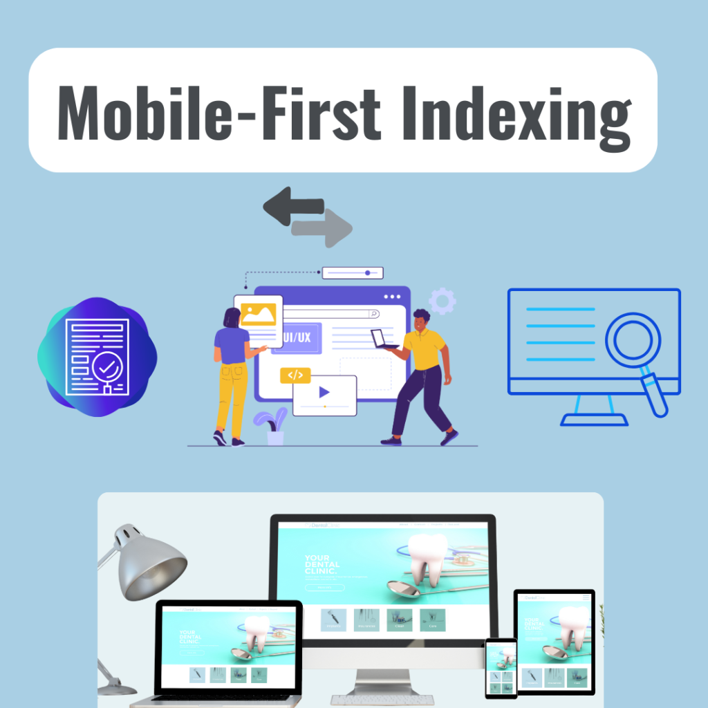 Mobile friendly website design for Google mobile first indexing