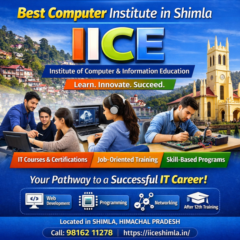 best digital marketing course in shimla Contact iice shimla