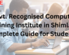 Govt. Recognised Computer Training Institute in Shimla