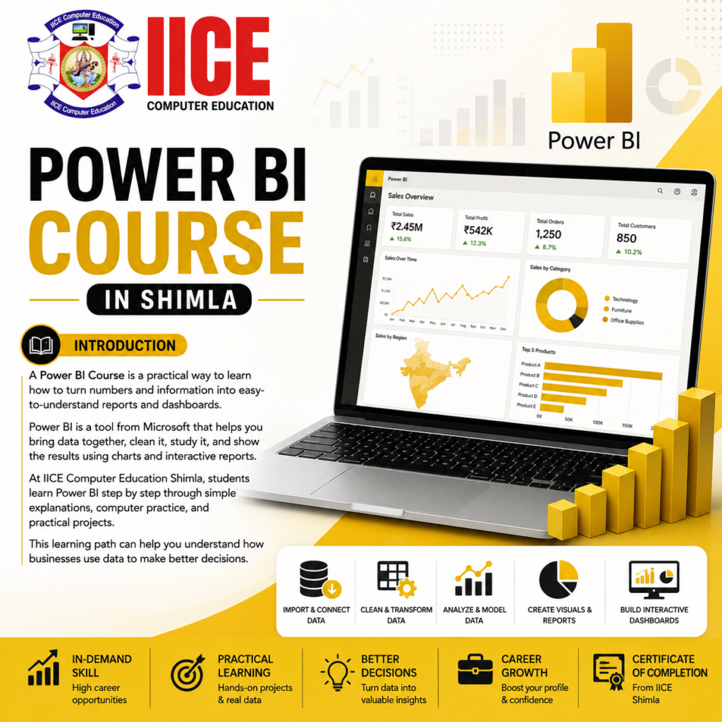 Power BI dashboard training for Power BI Course in Shimla