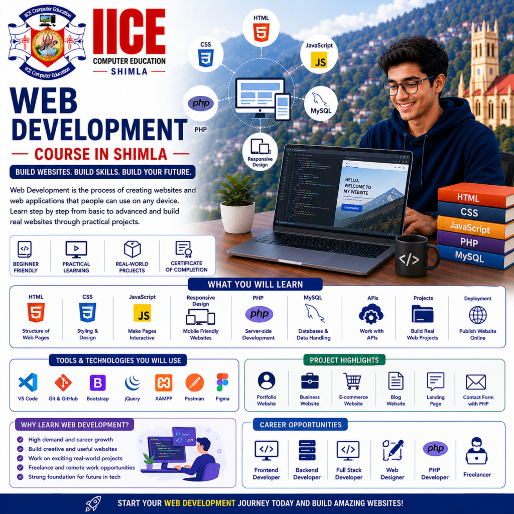 Web Developer Course in Shimla
