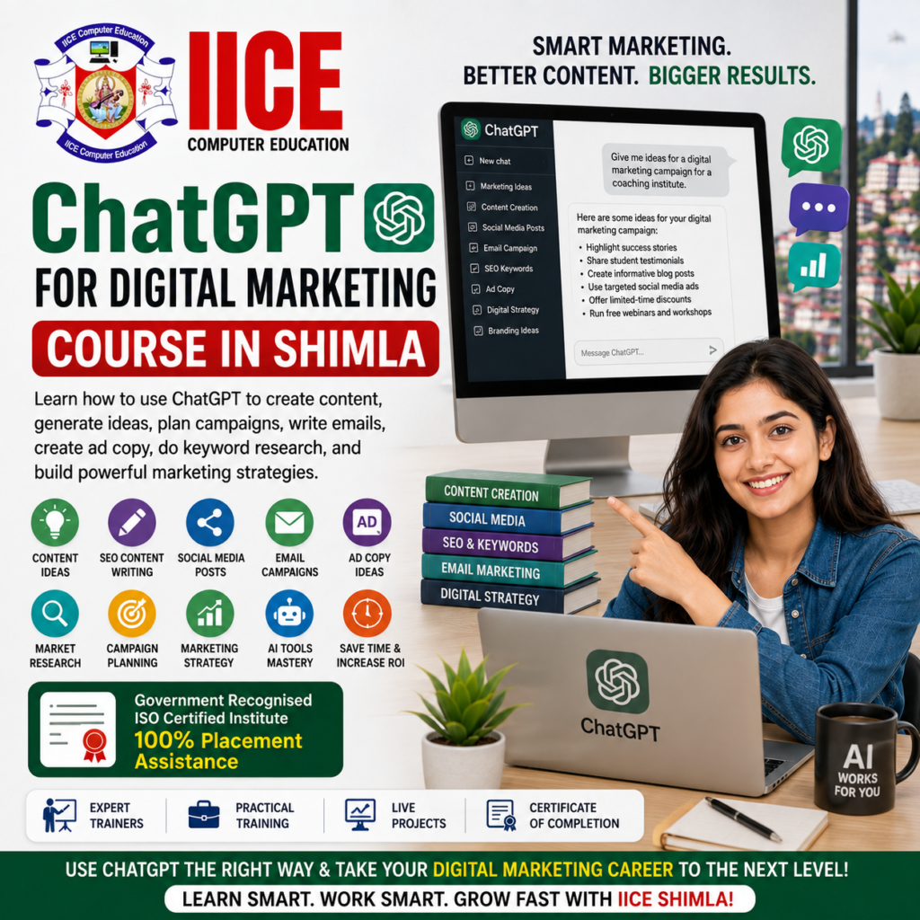 ChatGPT for Digital Marketing Course in Shimla