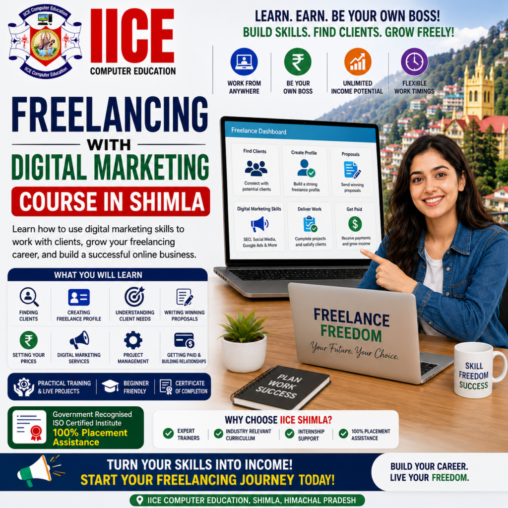 Freelancing with Digital Marketing Course in Shimla