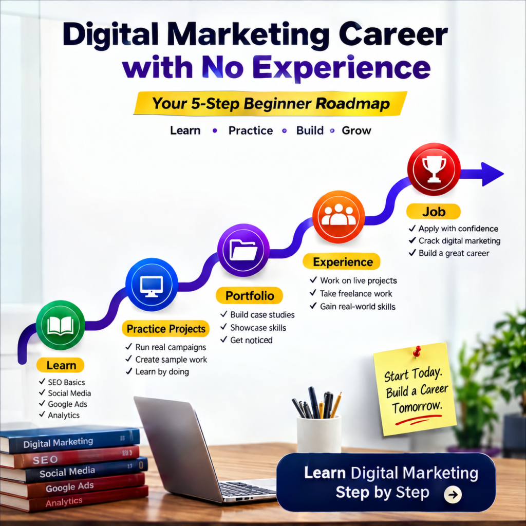 How to start a digital marketing career with no experience