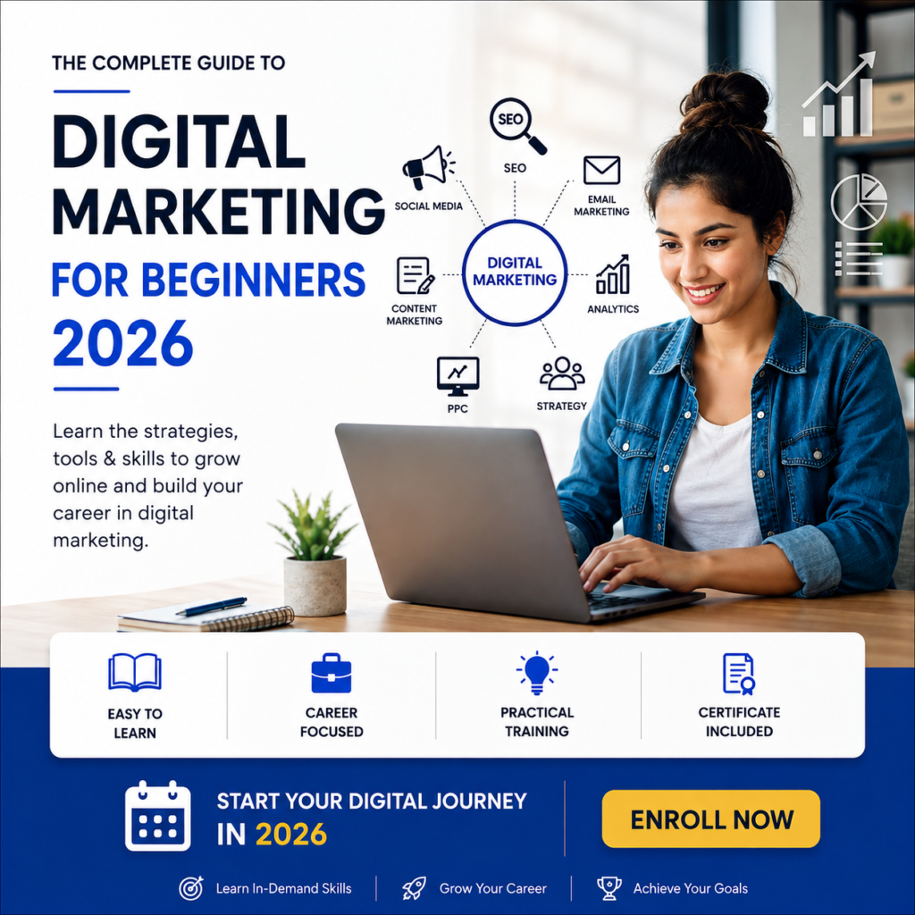 Digital marketing for beginners in 2026