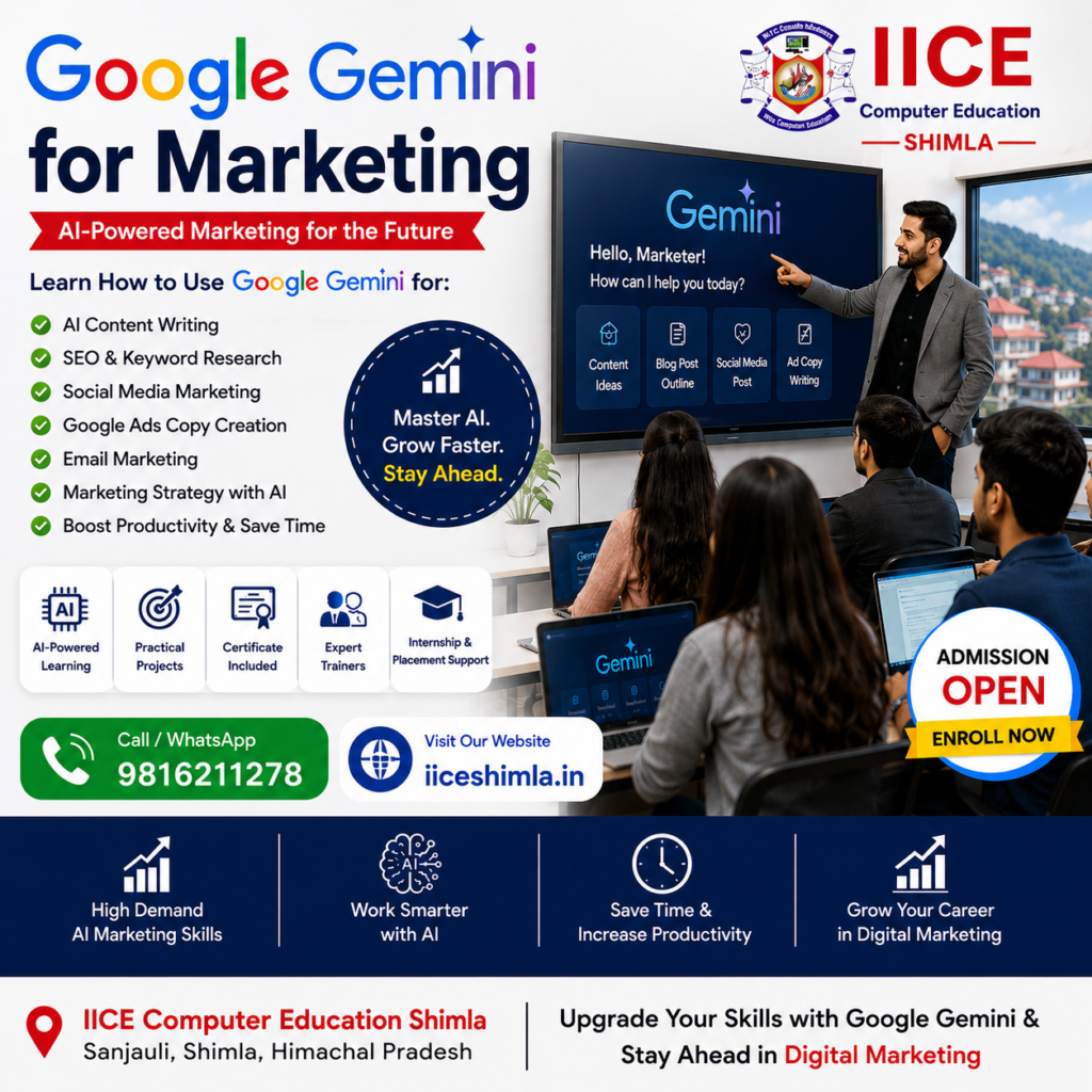 Google Gemini Course in Shimla