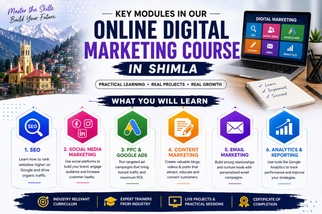 Online Digital Marketing Course in Shimla.