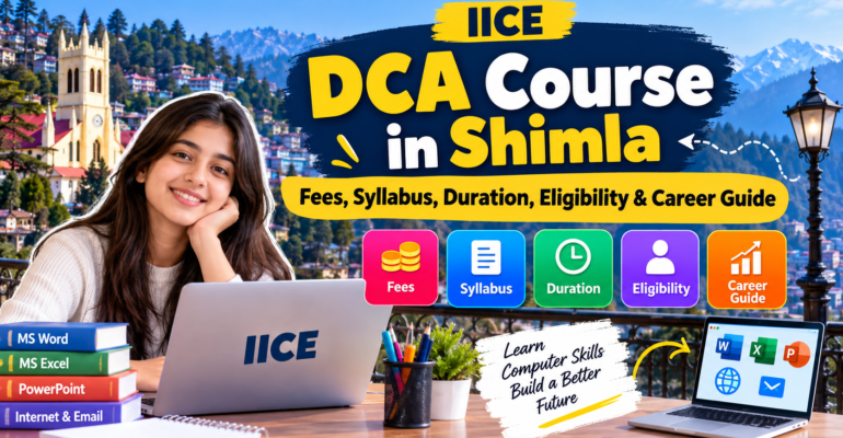 DCA course in shimla